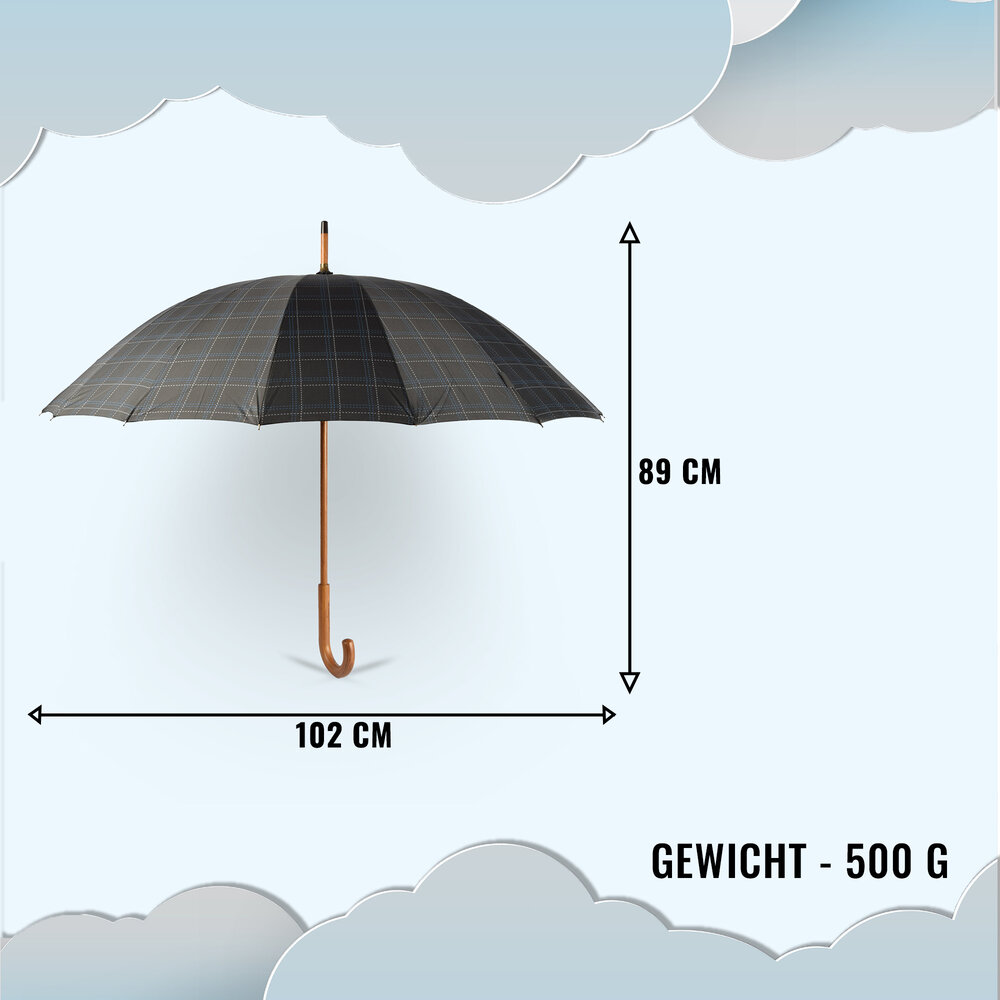 Discountershop Voel je zelfverzekerd met deze 3x Zwarte en Blauwe Stormparaplu's (102cm): Duurzaam, Opvouwbaar & Perfect voor Volwassenen. Discountershop Voel je zelfverzekerd met deze 3x Zwarte en Blauwe Stormparaplu's (102cm): Duurzaam, Opvouwbaar & Perfect voor Volwassenen.