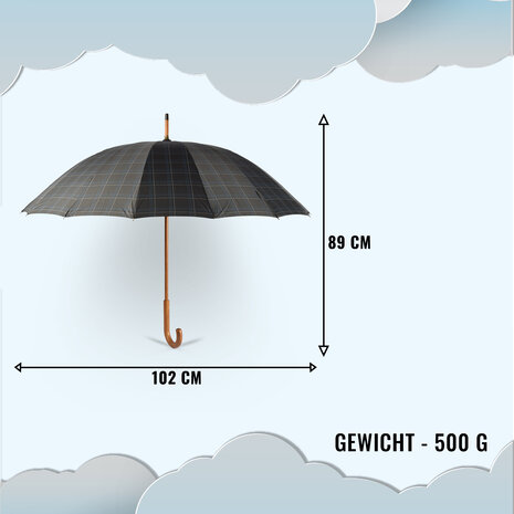 Discountershop Voel je zelfverzekerd met deze 3x Zwarte en Blauwe Stormparaplu's (102cm): Duurzaam, Opvouwbaar & Perfect voor Volwassenen. Discountershop Voel je zelfverzekerd met deze 3x Zwarte en Blauwe Stormparaplu's (102cm): Duurzaam, Opvouwbaar & Perfect voor Volwassenen.