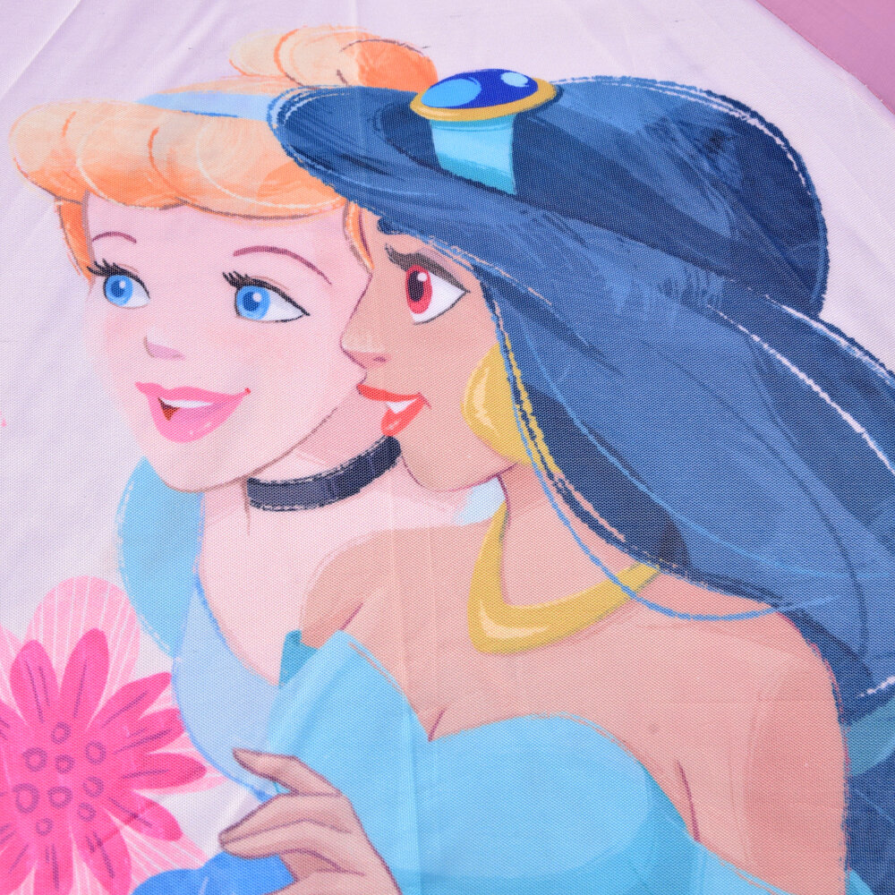 Disney Licht Paarse Meisjes Paraplu | Compact en Niet-Automatisch | Metaal en Polyester | Geschikt voor Kinderen vanaf 3 Jaar | Prachtig Disney Prinses Ontwerp