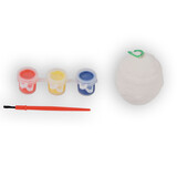 Discountershop Painting set for Easter - Multi Color - Plastic - 6cmx5cm - Contents: 1 ceramic figure (2.5ml), 3 colors of paint (0.088fl.), 1 paint brush Discountershop Painting set for Easter - Multi Color - Plastic - 6cmx5cm - Contents: 1 ceramic figure (2.5ml), 3 colors of paint (0.088fl.), 1 paint brush