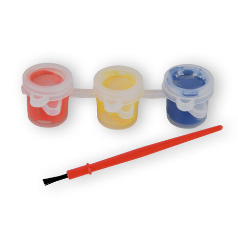 Discountershop Schilderset voor Pasen - Multi Kleur - Kunststof - 6cmx5cm - Inhoud: 1 keramisch figuur (2.5ml), 3 kleuren verf (0.088fl.), 1 verfkwast Discountershop Schilderset voor Pasen - Multi Kleur - Kunststof - 6cmx5cm - Inhoud: 1 keramisch figuur (2.5ml), 3 kleuren verf (0.088fl.), 1 verfkwast