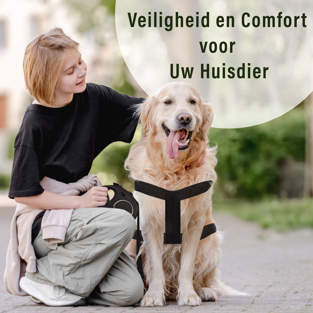 Merkloos Flexi DogLeash and Harness Set | Size L | Best Dog Harness and No Pull Dog Harness for Dogs up to 50kg | Adjustable Comfortable and Safe | Perfect Fit Dog Harness with Carabiner and Multi Box Connection Merkloos Flexi DogLeash and Harness Set | Size L | Best Dog Harness and No Pull Dog Harness for Dogs up to 50kg | Adjustable Comfortable and Safe | Perfect Fit Dog Harness with Carabiner and Multi Box Connection