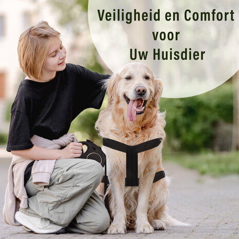 Merkloos Flexi DogLeash and Harness Set | Size L | Best Dog Harness and No Pull Dog Harness for Dogs up to 50kg | Adjustable Comfortable and Safe | Perfect Fit Dog Harness with Carabiner and Multi Box Connection Merkloos Flexi DogLeash and Harness Set | Size L | Best Dog Harness and No Pull Dog Harness for Dogs up to 50kg | Adjustable Comfortable and Safe | Perfect Fit Dog Harness with Carabiner and Multi Box Connection