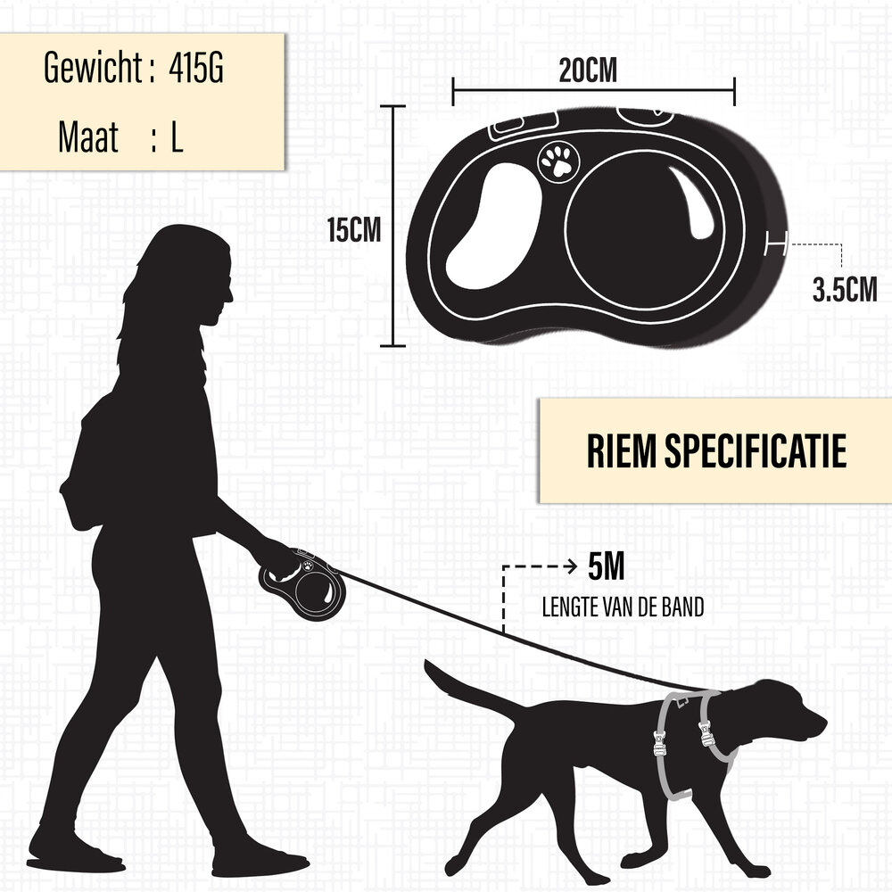 Merkloos Flexi Hondenriem En Hondenharnas Set | Maat L | 5 Meter Lange Hondenriem | Zwart Comfortabel Remsysteem | Stevige Tape | Geschikt Voor Honden Tot 50kg | Hondenharnas Van Nylon | Verstelbaar Met Klikgesp Merkloos Flexi Hondenriem En Hondenharnas Set | Maat L | 5 Meter Lange Hondenriem | Zwart Comfortabel Remsysteem | Stevige Tape | Geschikt Voor Honden Tot 50kg | Hondenharnas Van Nylon | Verstelbaar Met Klikgesp