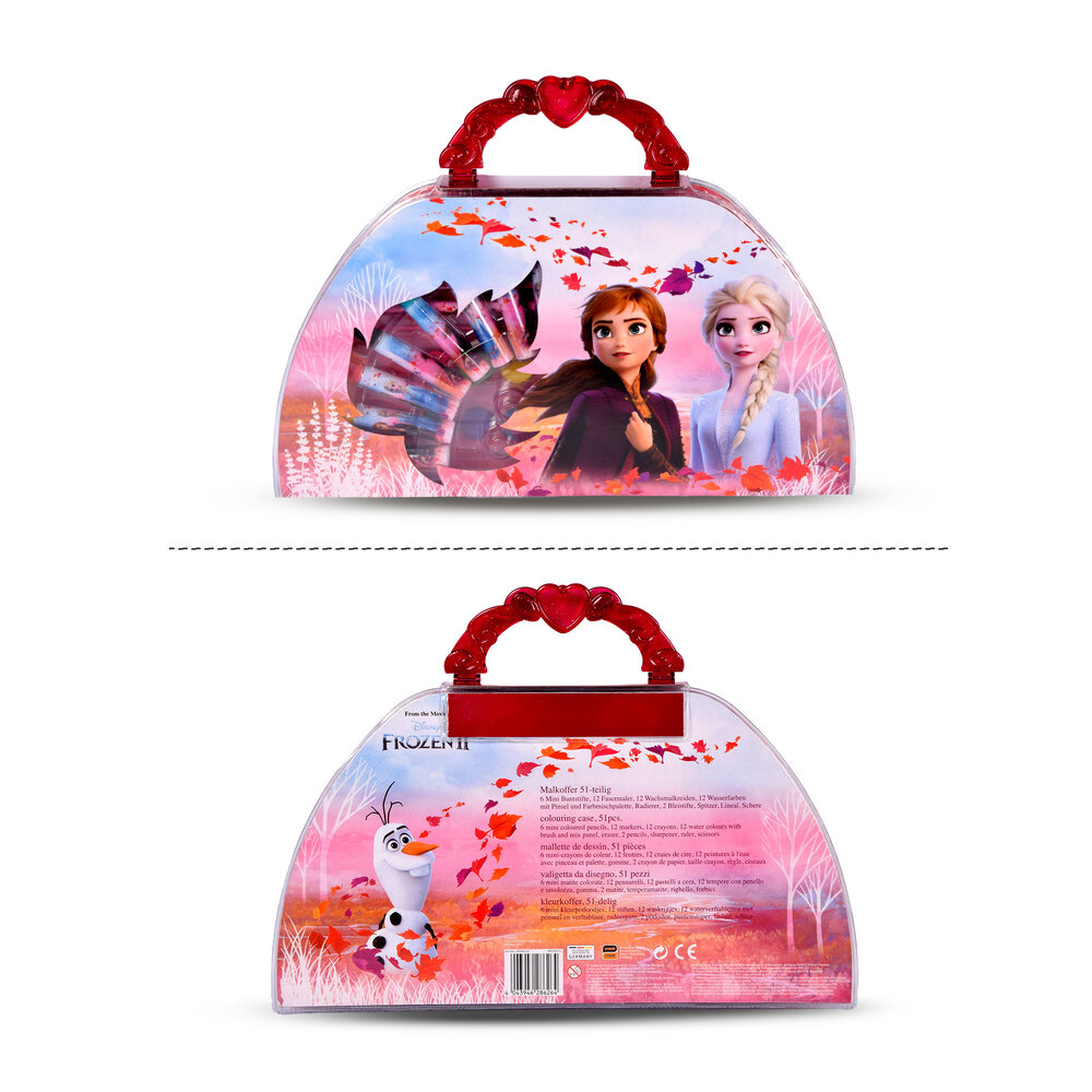Disney 51 Delig Kleurkoffer voor Kinderen | Frozen Creatieve Tekendoos | Kleurpotloden, Stiften, Wasco's, Waterverf & Meer | Perfecte Creatieve Activiteit & Cadeau voor Kinderen, Studenten, Beginners en Kunstenaars | Reizen Kunstbenodigdheden Geschenken Disney 51 Delig Kleurkoffer voor Kinderen | Frozen Creatieve Tekendoos | Kleurpotloden, Stiften, Wasco's, Waterverf & Meer | Perfecte Creatieve Activiteit & Cadeau voor Kinderen, Studenten, Beginners en Kunstenaars | Reizen Kunstbenodigdheden Geschenken