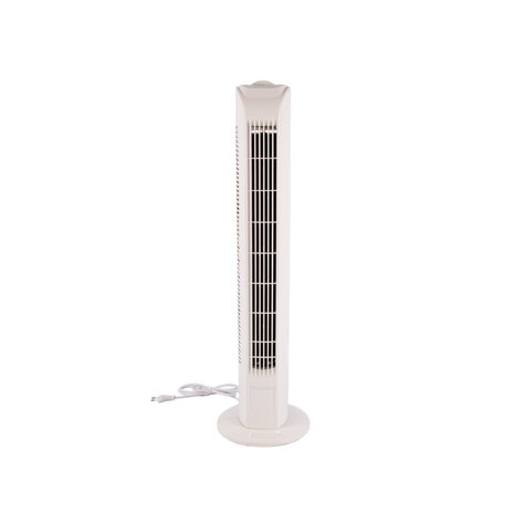 Merkloos Krachtige Witte Torenventilator | 45W | 220-240V/50HZ | 3 Snelheden | 3 Oscillatiestanden | Staande Ventilator voor Optimaal Luchtstroom Merkloos Krachtige Witte Torenventilator | 45W | 220-240V/50HZ | 3 Snelheden | 3 Oscillatiestanden | Staande Ventilator voor Optimaal Luchtstroom