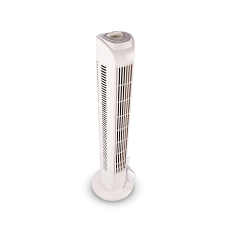 Merkloos Krachtige Witte Torenventilator | 45W | 220-240V/50HZ | 3 Snelheden | 3 Oscillatiestanden | Staande Ventilator voor Optimaal Luchtstroom Merkloos Krachtige Witte Torenventilator | 45W | 220-240V/50HZ | 3 Snelheden | 3 Oscillatiestanden | Staande Ventilator voor Optimaal Luchtstroom