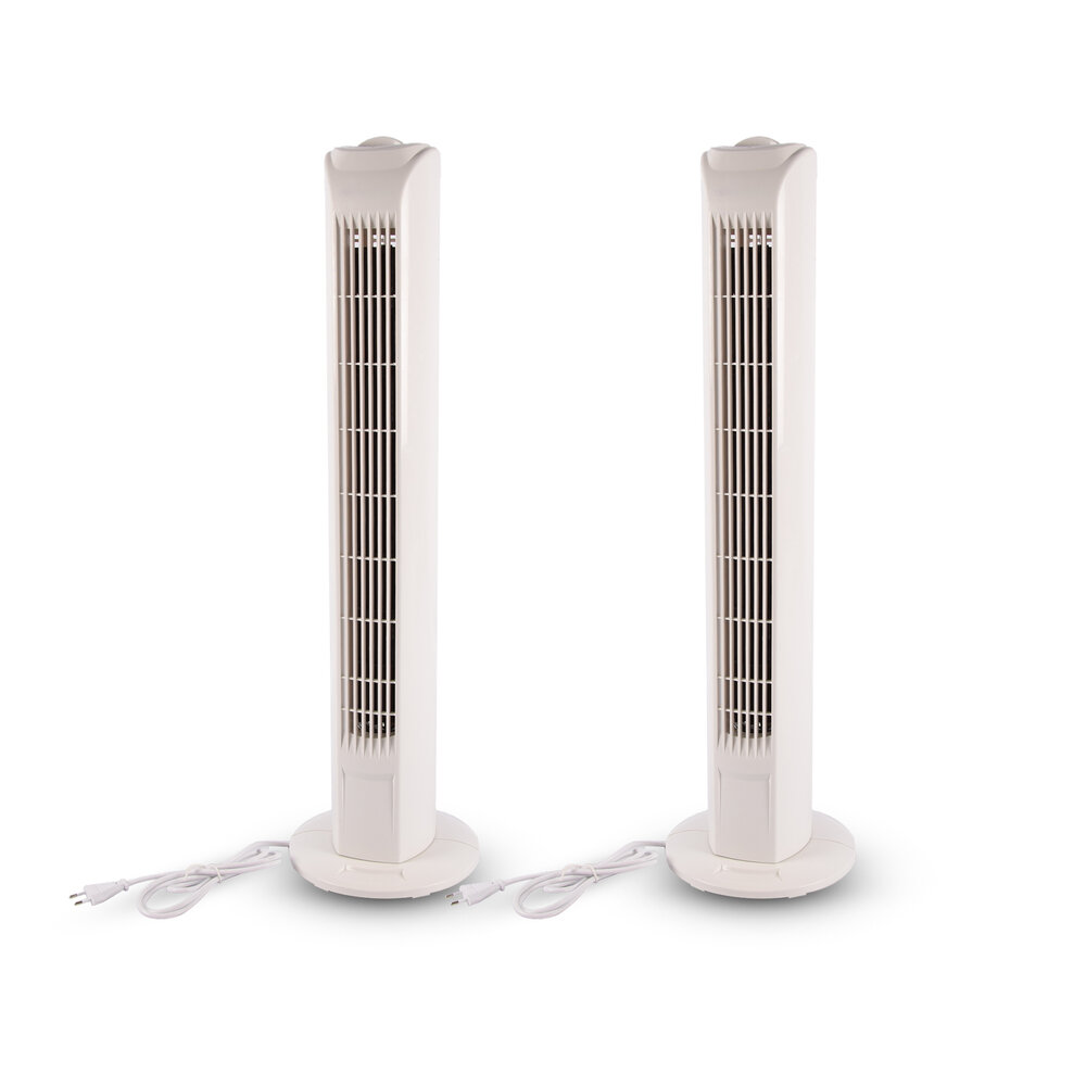 Merkloos White Best Cooling Tower Fan | 78cm Height | 12cm Width | 45W | 220-240V/50Hz | Best Cooling Tower Fan | Air Circulating Fans | Best Fan for Bedroom | Best Budget Tower Fan With 3 Oscillation Speeds