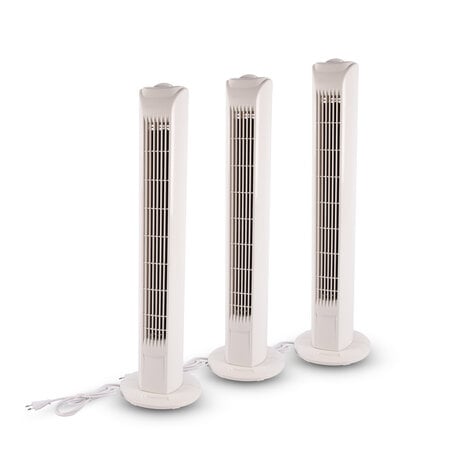 Merkloos Elegante Witte Torenventilator | 78cm Hoog | 12cm Breed | 3 Snelheden | 3 Oscillatie Snelheden | 45W | 220-240V/50HZ | Ultieme Luchtstroom | Moderne Staande Ventilator Merkloos Elegante Witte Torenventilator | 78cm Hoog | 12cm Breed | 3 Snelheden | 3 Oscillatie Snelheden | 45W | 220-240V/50HZ | Ultieme Luchtstroom | Moderne Staande Ventilator