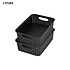 Practical Black Storage Boxes - Ergonomically Designed Handles - 20cm x 15cm x 6cm - Set of 2 – Baskets Practical Black Storage Boxes - Ergonomically Designed Handles - 20cm x 15cm x 6cm - Set of 2 – Baskets