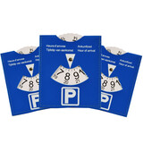 Discountershop Premium Blue Parking Discs Set of 3 | Perfect for Blue Parking Zones & Residential Parking | Durable European Parking Disc | High Quality Plastic | 15 cm x 12 cm Discountershop Premium Blue Parking Discs Set of 3 | Perfect for Blue Parking Zones & Residential Parking | Durable European Parking Disc | High Quality Plastic | 15 cm x 12 cm