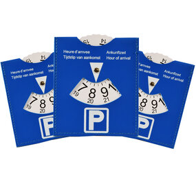 Discountershop Premium Blue Parking Discs Set of 3 | Perfect for Blue Parking Zones & Residential Parking | Durable European Parking Disc | High Quality Plastic | 15 cm x 12 cm Discountershop Premium Blue Parking Discs Set of 3 | Perfect for Blue Parking Zones & Residential Parking | Durable European Parking Disc | High Quality Plastic | 15 cm x 12 cm