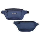Bicky Bernard  Unisex Navy Blue Water Repellent Nylon Fanny Pack | Jogging Belt For Phone | 13cm x 30cm | Marathon Running Belt With 3 Compartments | Lightweight Mountain Bike Waist Pack Bicky Bernard  Unisex Navy Blue Water Repellent Nylon Fanny Pack | Jogging Belt For Phone | 13cm x 30cm | Marathon Running Belt With 3 Compartments | Lightweight Mountain Bike Waist Pack