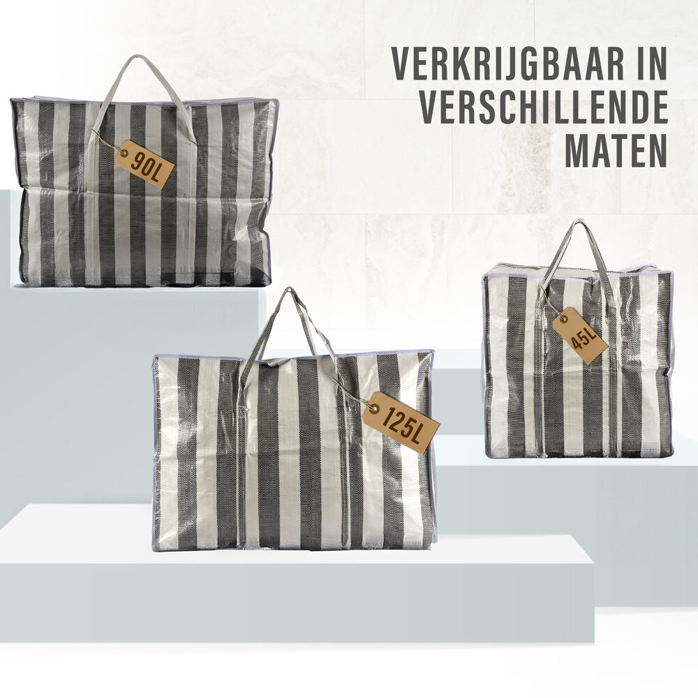 Discountershop Opbergtas Voor Dekbed XL Set van 3 | 90 Liter per Tas | Duurzaam Polyester Turkentassen met Rits en Verstevigde Handvatten | 70cm x 48cm x 28cm | Ideaal als Stevige Boodschappentas Voor Het Dragen Van Boodschappen Discountershop Opbergtas Voor Dekbed XL Set van 3 | 90 Liter per Tas | Duurzaam Polyester Turkentassen met Rits en Verstevigde Handvatten | 70cm x 48cm x 28cm | Ideaal als Stevige Boodschappentas Voor Het Dragen Van Boodschappen