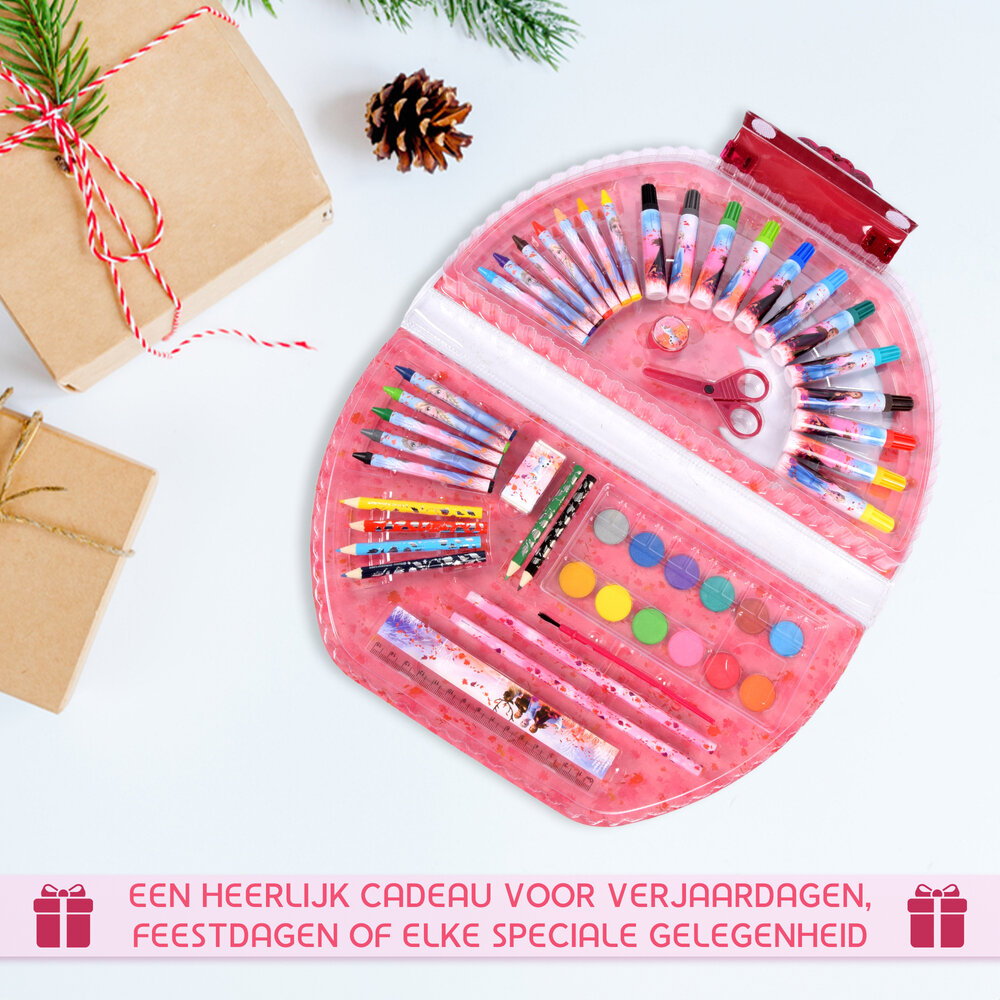 Disney 51 Delig Kleurkoffer voor Kinderen | Frozen Creatieve Tekendoos | Kleurpotloden, Stiften, Wasco's, Waterverf & Meer | Perfecte Creatieve Activiteit & Cadeau voor Kinderen, Studenten, Beginners en Kunstenaars | Reizen Kunstbenodigdheden Geschenken Disney 51 Delig Kleurkoffer voor Kinderen | Frozen Creatieve Tekendoos | Kleurpotloden, Stiften, Wasco's, Waterverf & Meer | Perfecte Creatieve Activiteit & Cadeau voor Kinderen, Studenten, Beginners en Kunstenaars | Reizen Kunstbenodigdheden Geschenken