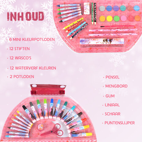 Disney 51 Delig Kleurkoffer voor Kinderen | Frozen Creatieve Tekendoos | Kleurpotloden, Stiften, Wasco's, Waterverf & Meer | Perfecte Creatieve Activiteit & Cadeau voor Kinderen, Studenten, Beginners en Kunstenaars | Reizen Kunstbenodigdheden Geschenken Disney 51 Delig Kleurkoffer voor Kinderen | Frozen Creatieve Tekendoos | Kleurpotloden, Stiften, Wasco's, Waterverf & Meer | Perfecte Creatieve Activiteit & Cadeau voor Kinderen, Studenten, Beginners en Kunstenaars | Reizen Kunstbenodigdheden Geschenken