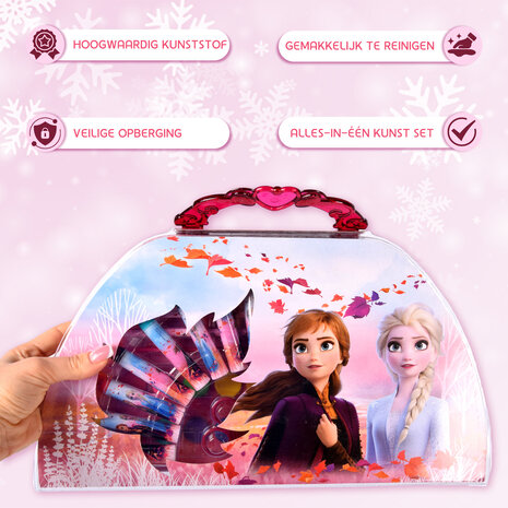 Disney 51 Delig Kleurkoffer voor Kinderen | Frozen Creatieve Tekendoos | Kleurpotloden, Stiften, Wasco's, Waterverf & Meer | Perfecte Creatieve Activiteit & Cadeau voor Kinderen, Studenten, Beginners en Kunstenaars | Reizen Kunstbenodigdheden Geschenken Disney 51 Delig Kleurkoffer voor Kinderen | Frozen Creatieve Tekendoos | Kleurpotloden, Stiften, Wasco's, Waterverf & Meer | Perfecte Creatieve Activiteit & Cadeau voor Kinderen, Studenten, Beginners en Kunstenaars | Reizen Kunstbenodigdheden Geschenken