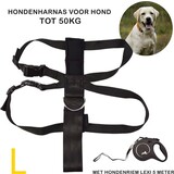 Merkloos Flexi Hondenriem En Hondenharnas Set | Maat L | 5 Meter Lange Hondenriem | Zwart Comfortabel Remsysteem | Stevige Tape | Geschikt Voor Honden Tot 50kg | Hondenharnas Van Nylon | Verstelbaar Met Klikgesp Merkloos Flexi Hondenriem En Hondenharnas Set | Maat L | 5 Meter Lange Hondenriem | Zwart Comfortabel Remsysteem | Stevige Tape | Geschikt Voor Honden Tot 50kg | Hondenharnas Van Nylon | Verstelbaar Met Klikgesp