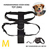 Flexi Leash en Harnas voor Hond | Maat M tot 25kg | Hondenriem 5 Meter met Comfortabel Remsysteem en Stabiele Tape | Nylon Hondenharnas met Klikgesp | Zwarte Lexi Hondenriem met Karabijnhaak Flexi Leash en Harnas voor Hond | Maat M tot 25kg | Hondenriem 5 Meter met Comfortabel Remsysteem en Stabiele Tape | Nylon Hondenharnas met Klikgesp | Zwarte Lexi Hondenriem met Karabijnhaak