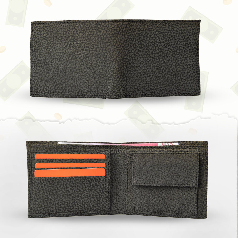 Merkloos Premium Leren Portemonnee In Zwart/Grijs | Origineel Leer Portefeuille | 11,5 cm x 9,5 cm x 2 cm | Kaarthouder Met 3 Kaartsleuven | 2 Ruime Biljetvakken Voor Grote Biljetten | Munten Vak Voor 1 Euro | 2 Verborgen Vakken | Perfect Cadeau Merkloos Premium Leren Portemonnee In Zwart/Grijs | Origineel Leer Portefeuille | 11,5 cm x 9,5 cm x 2 cm | Kaarthouder Met 3 Kaartsleuven | 2 Ruime Biljetvakken Voor Grote Biljetten | Munten Vak Voor 1 Euro | 2 Verborgen Vakken | Perfect Cadeau