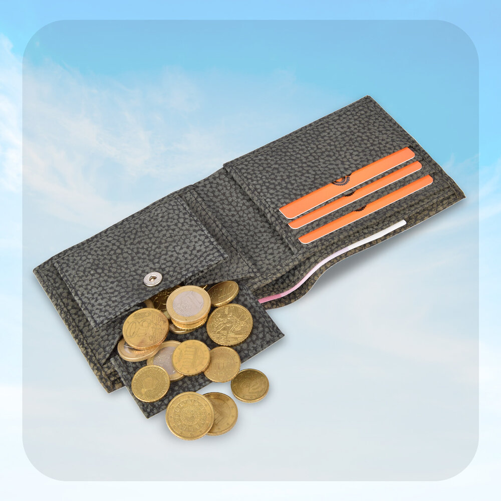 Merkloos Premium Leren Portemonnee In Zwart/Grijs | Origineel Leer Portefeuille | 11,5 cm x 9,5 cm x 2 cm | Kaarthouder Met 3 Kaartsleuven | 2 Ruime Biljetvakken Voor Grote Biljetten | Munten Vak Voor 1 Euro | 2 Verborgen Vakken | Perfect Cadeau Merkloos Premium Leren Portemonnee In Zwart/Grijs | Origineel Leer Portefeuille | 11,5 cm x 9,5 cm x 2 cm | Kaarthouder Met 3 Kaartsleuven | 2 Ruime Biljetvakken Voor Grote Biljetten | Munten Vak Voor 1 Euro | 2 Verborgen Vakken | Perfect Cadeau