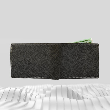 Merkloos Elevate Your Essentials: Sleek Men's Leather Wallet | 12cm x 9.5cm x 2cm | Multi-Functional Card Holder Wallet With 8 Slots | 3 Compartments & More | Stylish Black/Grey Card Wallet For Modern Gentleman Merkloos Elevate Your Essentials: Sleek Men's Leather Wallet | 12cm x 9.5cm x 2cm | Multi-Functional Card Holder Wallet With 8 Slots | 3 Compartments & More | Stylish Black/Grey Card Wallet For Modern Gentleman