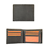 Elevate Your Essentials: Sleek Men's Leather Wallet | 12cm x 9.5cm x 2cm | Multi-Functional Card Holder Wallet With 8 Slots | 3 Compartments & More | Stylish Black/Grey Card Wallet For Modern Gentleman