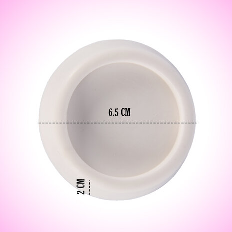 Discountershop Discountershop® Trillingsdempers | 4 Set | Wasmachine trillingsdempers | 165 gram | Wit | kunststof | Antislip | 6.5cm*2cm