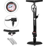 Merkloos Accurate Bicycle Pump with Analog Pressure Gauge - 62.50cmx24cmx62cm - For Precise Tire Pressure - Max. 8 bar Pressure Merkloos Accurate Bicycle Pump with Analog Pressure Gauge - 62.50cmx24cmx62cm - For Precise Tire Pressure - Max. 8 bar Pressure
