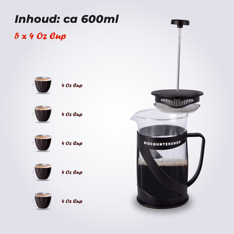 Discountershop Coffee and tea maker | black&transparent | 600ml | plastic & glass | Tea machine | Tea maker | 17cm*9cm Discountershop Coffee and tea maker | black&transparent | 600ml | plastic & glass | Tea machine | Tea maker | 17cm*9cm