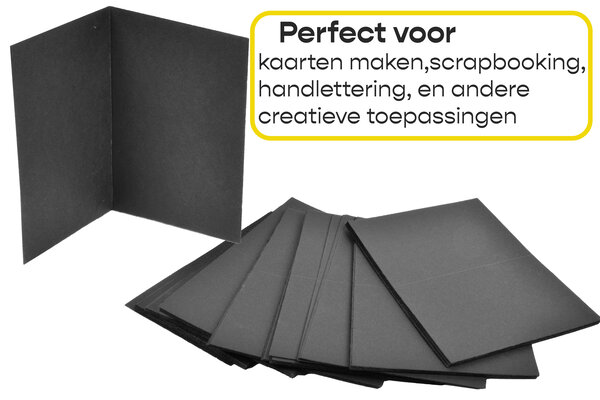 Merkloos Hobby Paper | 100 Sheets Black | Drawing Paper | 19 x 14 cm | Scrapbook Paper | Perfect for Card Making, Origami, Scrapbooking Merkloos Hobby Paper | 100 Sheets Black | Drawing Paper | 19 x 14 cm | Scrapbook Paper | Perfect for Card Making, Origami, Scrapbooking
