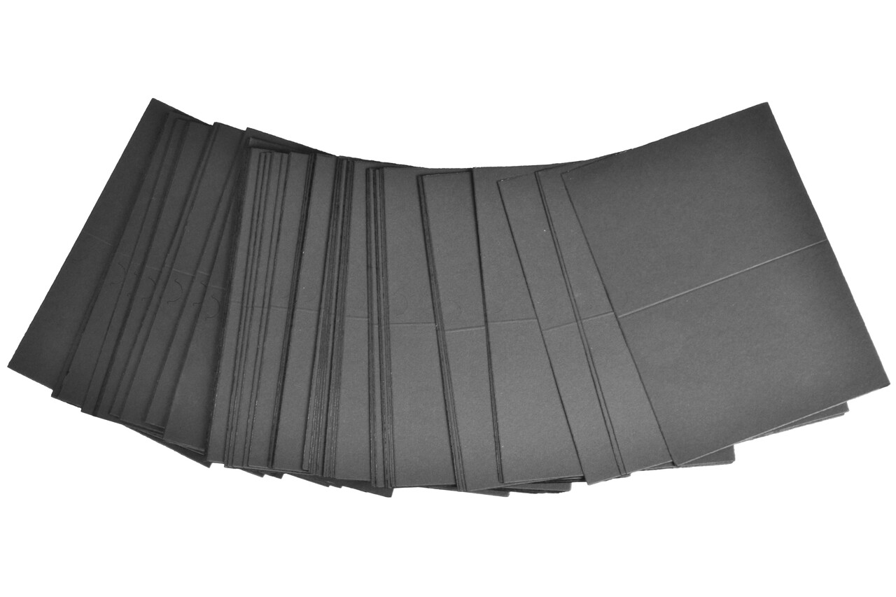 Merkloos Hobby Paper | 100 Sheets Black | Drawing Paper | 19 x 14 cm | Scrapbook Paper | Perfect for Card Making, Origami, Scrapbooking Merkloos Hobby Paper | 100 Sheets Black | Drawing Paper | 19 x 14 cm | Scrapbook Paper | Perfect for Card Making, Origami, Scrapbooking