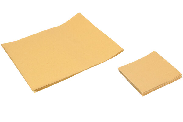 Merkloos Schuurpapier Set - 30 Stuks | Schuurmaterialen voor Volwassenen | Fijn, Grof, Metaal- en Meubel Schuurpapier | 9.30x20 cm | Beige