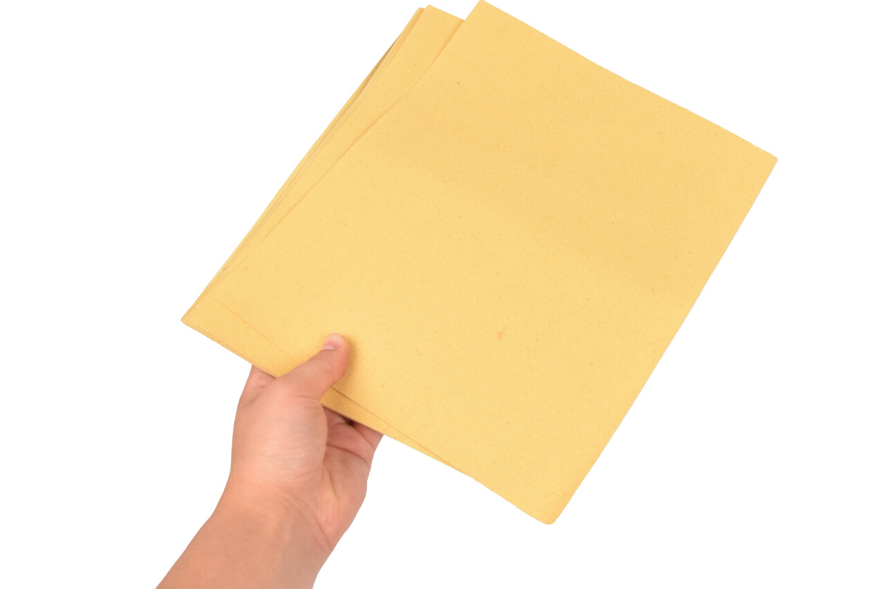 Merkloos Sandpaper Set - 30 Pieces | Sanding Materials for Adults | Fine, Coarse, Metal and Furniture Sandpaper | 9.30x20 cm | Beige