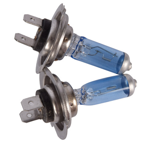Discountershop Autolampen | Koplampen | Blauw | Halogeenlampen | Xenonlampen | Gloeilamp | 12 V | H7 | 55 W