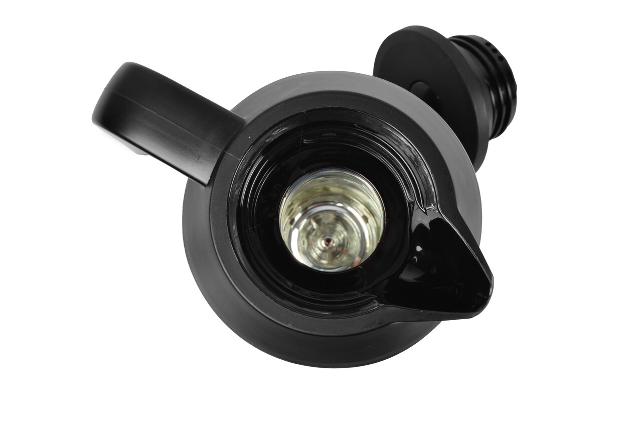 Discountershop Thermos - Insulated jug 1 liter - wood look - Insulating jugs - heat up to +5h.