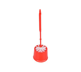 Merkloos Toilet brush - Toilet brush plastic -Toilet brush in holder - Toilet brush holder - Toilet brush - brush - Stainless - Red Merkloos Toilet brush - Toilet brush plastic -Toilet brush in holder - Toilet brush holder - Toilet brush - brush - Stainless - Red