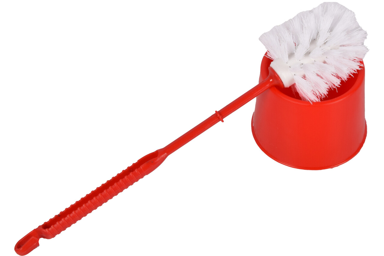 Merkloos Toilet brush - Toilet brush plastic -Toilet brush in holder - Toilet brush holder - Toilet brush - brush - Stainless -Red Merkloos Toilet brush - Toilet brush plastic -Toilet brush in holder - Toilet brush holder - Toilet brush - brush - Stainless -Red