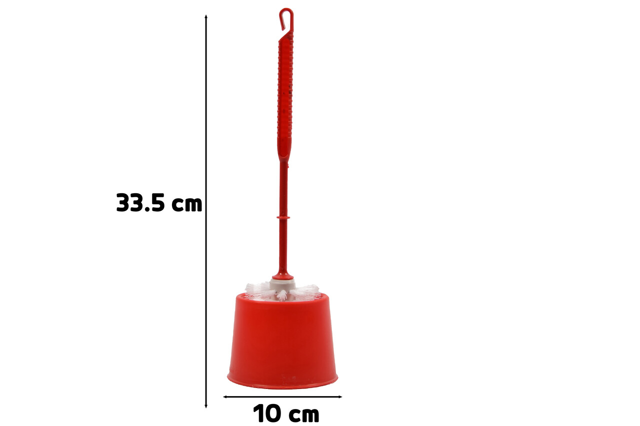Merkloos Toilet brush - Toilet brush plastic -Toilet brush in holder - Toilet brush holder - Toilet brush - brush - Stainless -Red Merkloos Toilet brush - Toilet brush plastic -Toilet brush in holder - Toilet brush holder - Toilet brush - brush - Stainless -Red