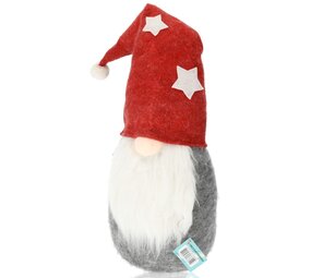 Merkloos Schattige Kerstman Gnoom Pluche Pop - Rood, Grijs, Wit - 71cm Hoog - Kerst Kabouter Decoratie Merkloos Schattige Kerstman Gnoom Pluche Pop - Rood, Grijs, Wit - 71cm Hoog - Kerst Kabouter Decoratie