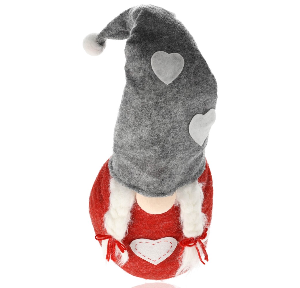 Discountershop Scandinavische Kerstkabouter - Hoogte 71 cm - Zacht Gnoom Kabouter Kopen voor Kerst