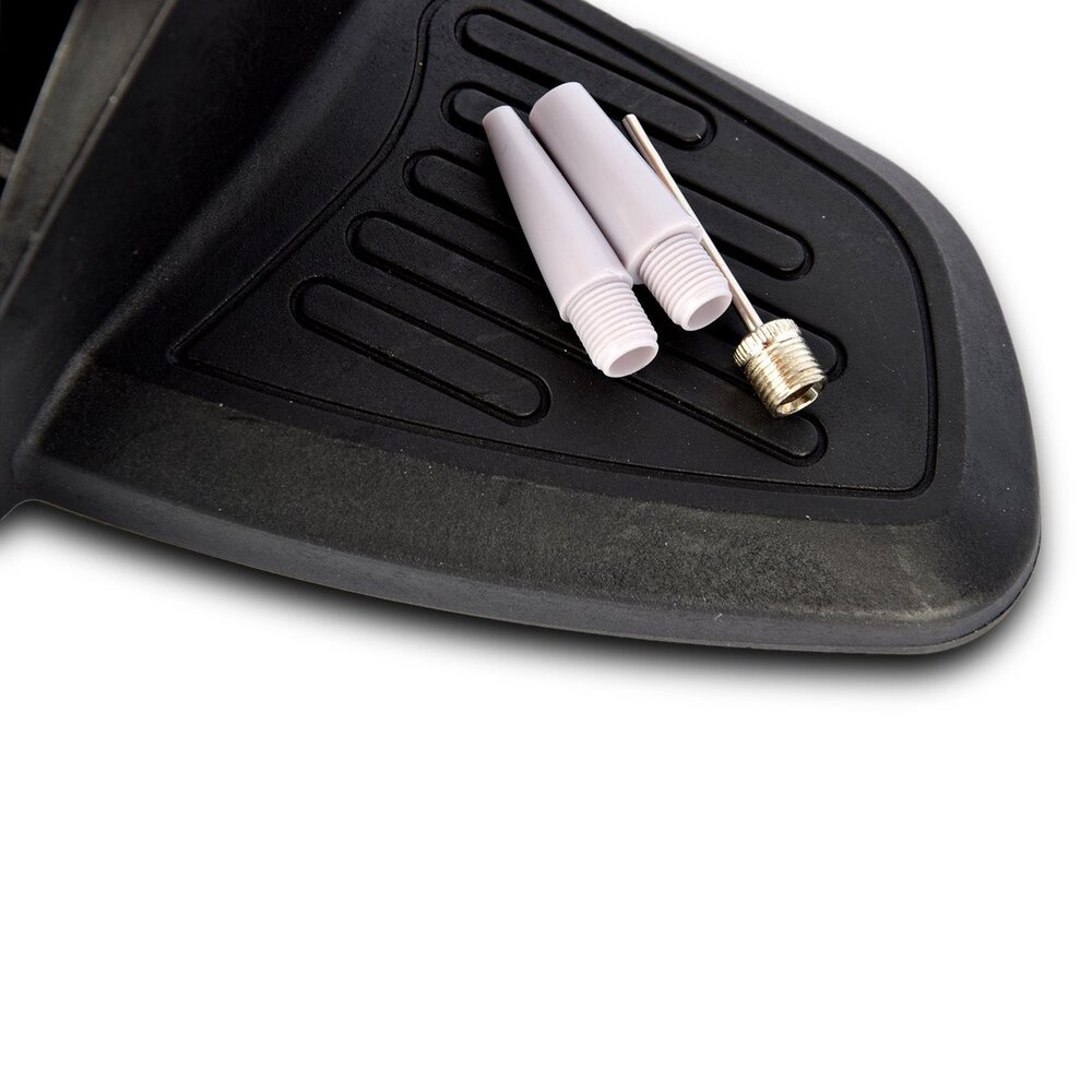 Merkloos Staande Fietspomp met Drukmeter en Adapters - 8 Bar - Kunststof en Metaal - Oranje en Zwart - 63cmx10cm Merkloos Staande Fietspomp met Drukmeter en Adapters - 8 Bar - Kunststof en Metaal - Oranje en Zwart - 63cmx10cm