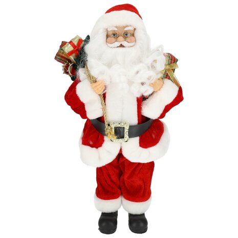 Discountershop Kerstman Pop Rood - Kerstman met Muts - Perfecte Kerstversiering voor Kerst 2024.