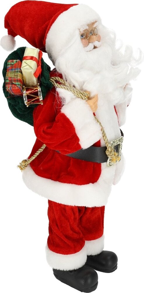 Discountershop Kerstman Pop Rood - Kerstman met Muts - Perfecte Kerstversiering voor Kerst 2024.