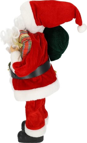 Discountershop Kerstman Pop Rood - Kerstman met Muts - Perfecte Kerstversiering voor Kerst 2024.