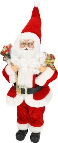 Discountershop Kerstman Pop Rood - Kerstman met Muts - Perfecte Kerstversiering voor Kerst 2024.