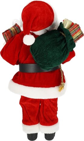 Discountershop Santa Claus Doll Red - Santa with Hat - Perfect Christmas Decoration for Christmas 2024.