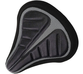 Discountershop Durable Bicycle Saddle Cover made of Black Polyester - Protection for Bicycle Saddles - 29x20x2.5 cm Discountershop Durable Bicycle Saddle Cover made of Black Polyester - Protection for Bicycle Saddles - 29x20x2.5 cm