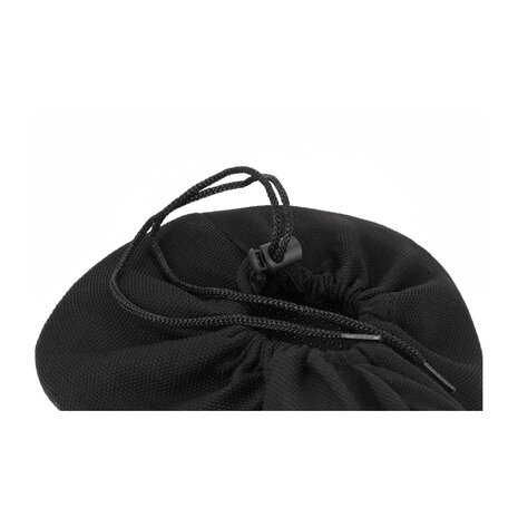 Discountershop Durable Bicycle Saddle Cover made of Black Polyester - Protection for Bicycle Saddles - 29x20x2.5 cm