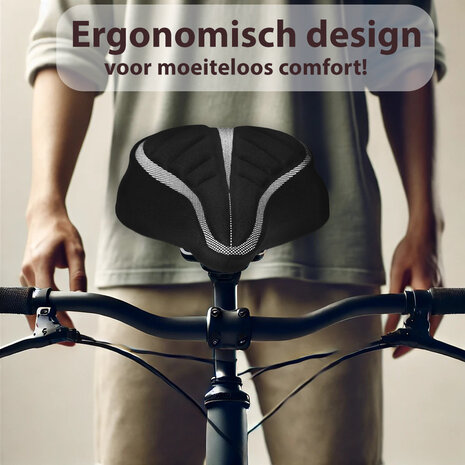 Discountershop 2x Durable Bicycle Saddle Cover made of Black Polyester - Protection for Bicycle Saddles - 29x20x2.5 cm Discountershop 2x Durable Bicycle Saddle Cover made of Black Polyester - Protection for Bicycle Saddles - 29x20x2.5 cm